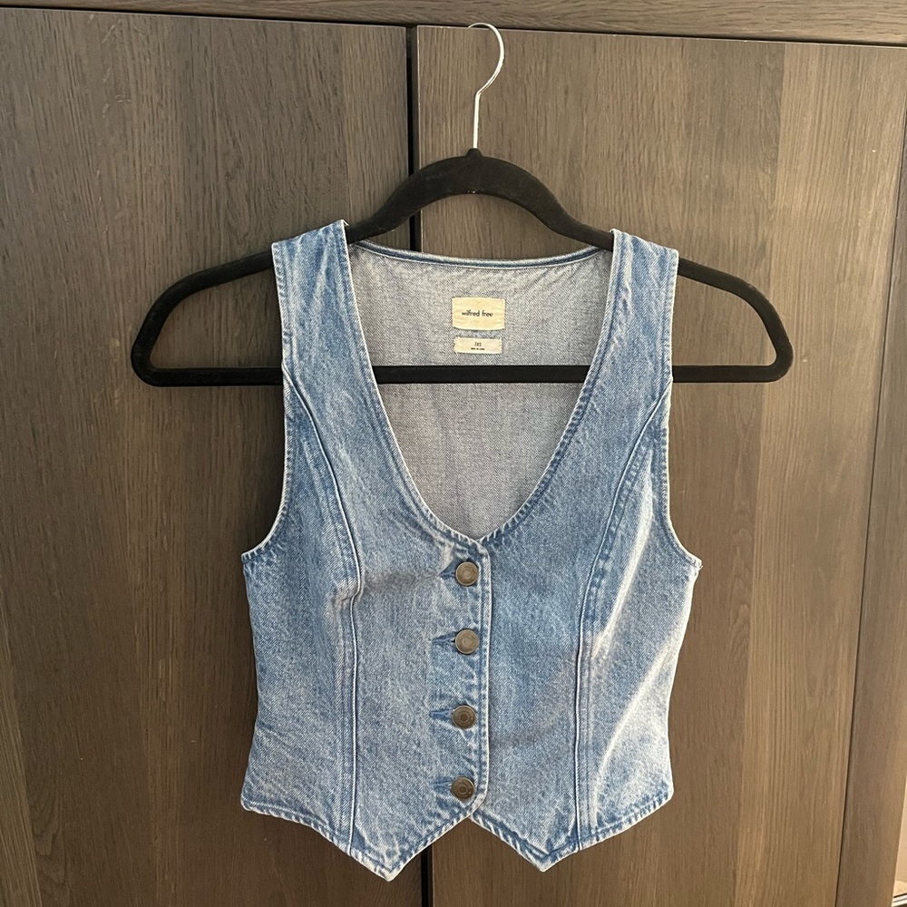 ARITZIA WILFRED FREE Denim Vest